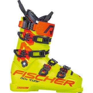 Fischer - RC4 The Curv 130 Vacuum Full Fit Alpine Ski Boots Men yellow red