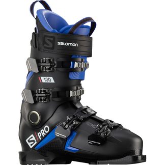 Salomon - S/Pro 130 Alpin Skischuhe Herren black race blue red