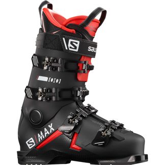 Salomon - S/MAX 100 Alpine Ski Boots Men black red white