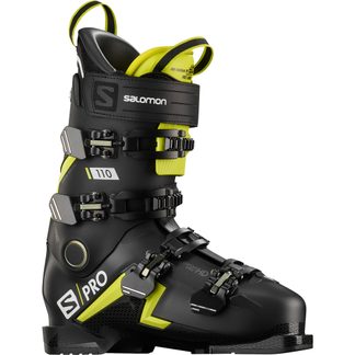 Salomon - S/Pro 110 Alpine Ski Boots Herren black acid green white