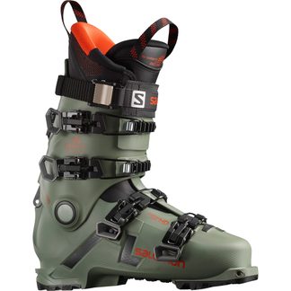 Salomon - Shift Pro 130 AT Freetouring Skischuhe Herren oil green black orange