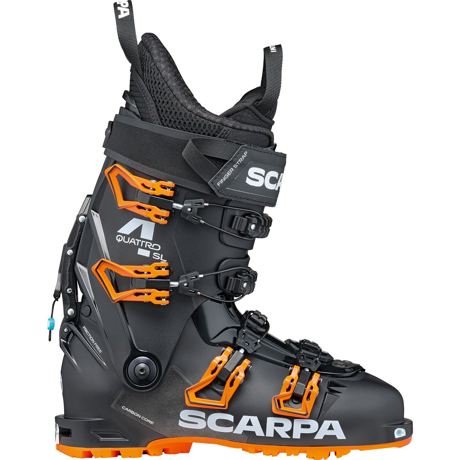 Scarpa - 4-Quattro SL Hybrid Freetouring Skischuhe Herren black orange  kaufen im Sport Bittl Shop