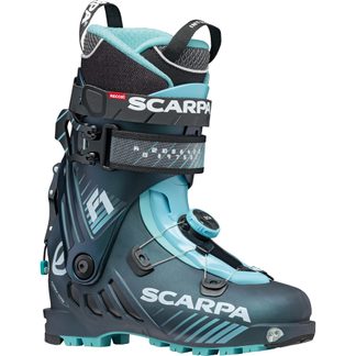 Scarpa - F1 Wmn Touren Skischuhe Damen anthracite aqua