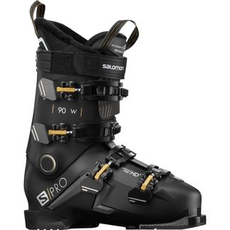 Salomon - S/Pro 90 W Alpine Ski Boots Women black belluga golden glow metallic