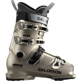 Salomon - S/PRO Alpha 100 W GripWalk® Alpin Skischuhe Damen light bronze metallic