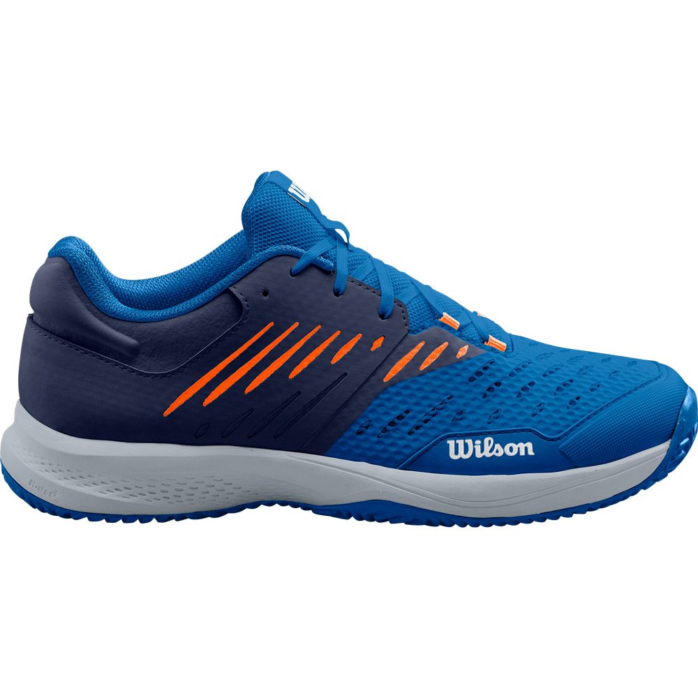 Wilson - Kaos Comp  Tennis Shoes Men classic blue peacoat orange tiger  at Sport Bittl Shop