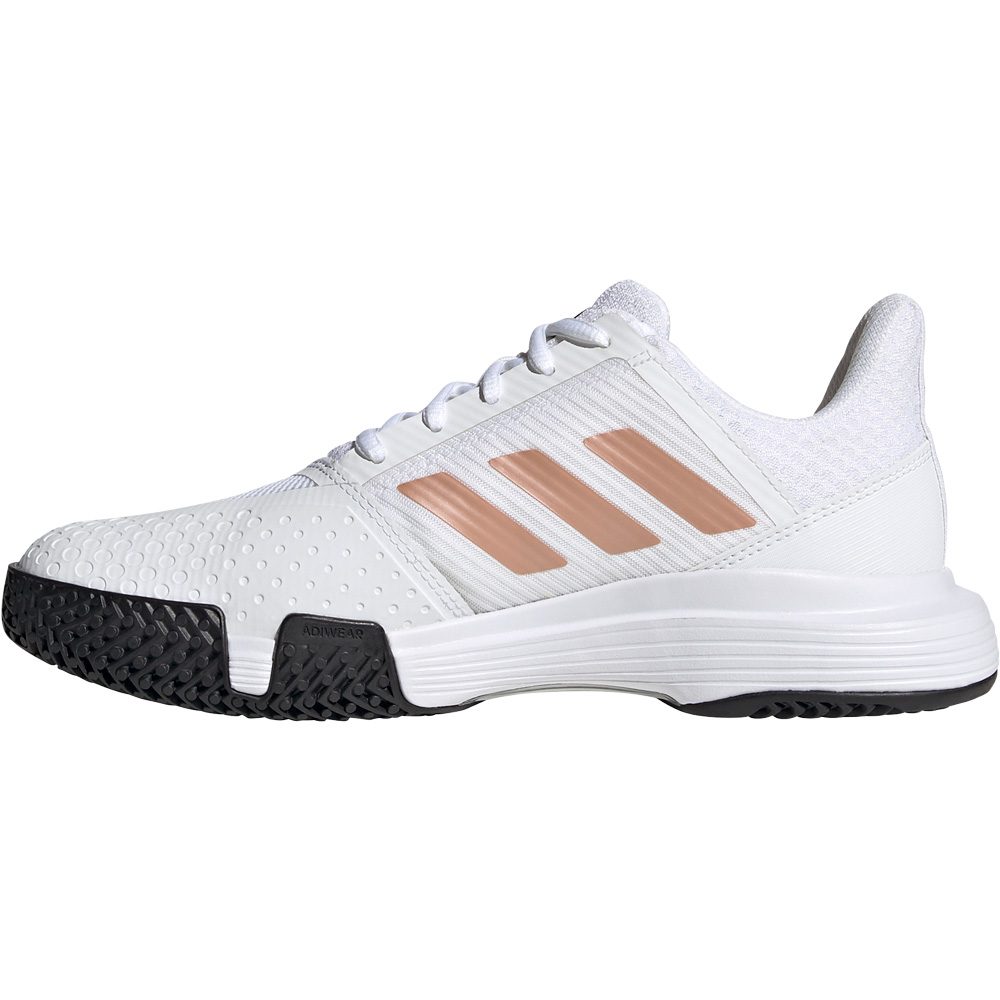 adidas - CourtJam Bounce Tennis Shoes Women footwear white copper metallic  core black
