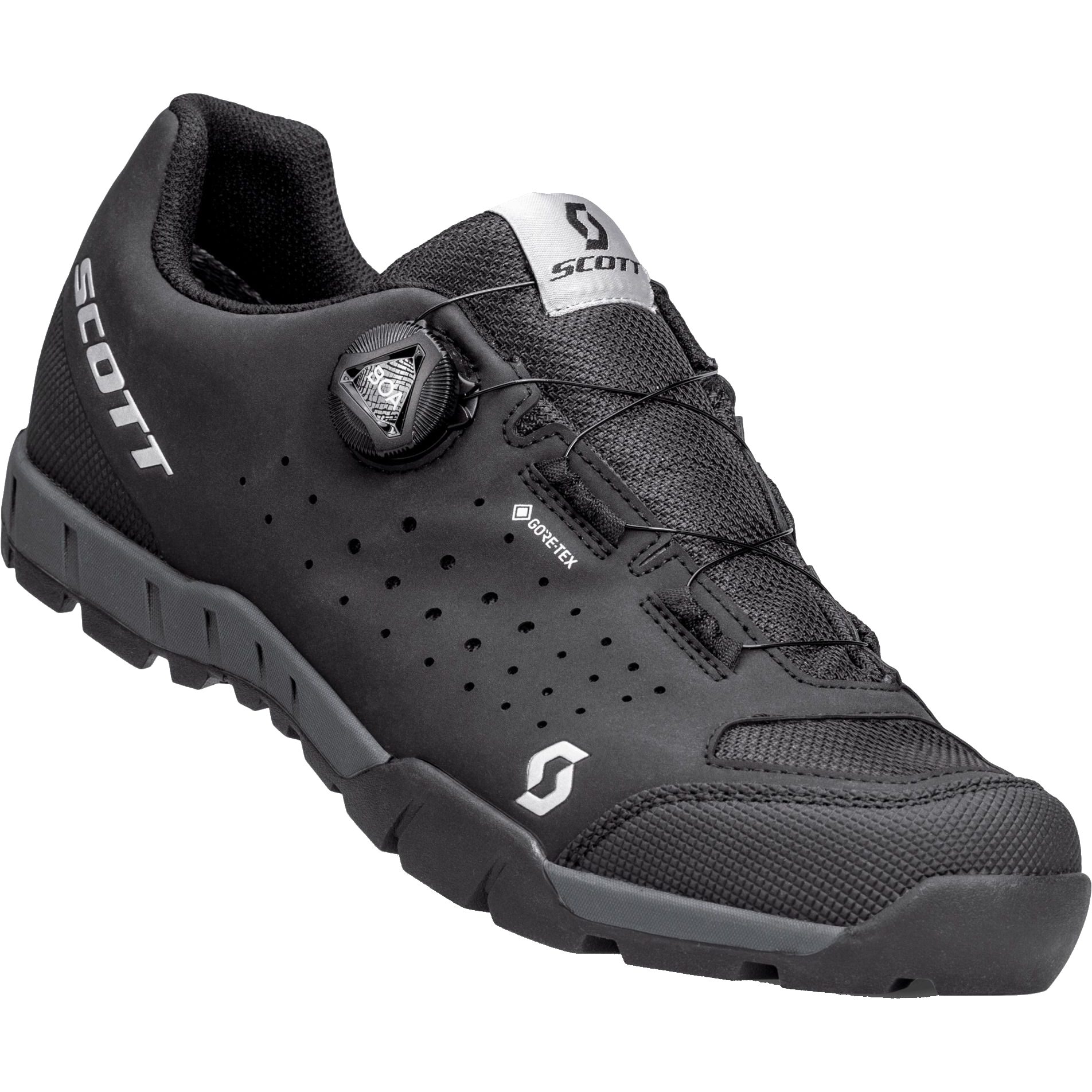 Scott Sport Trail Evo Gore Tex Mountainbike Shoes Men black at Sport Bittl Shop