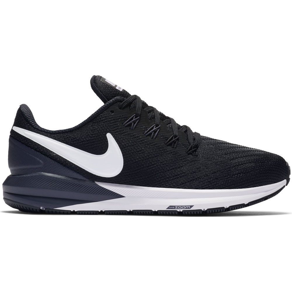 Nike Air Zoom Structure 22 Running Shoe Women Black White Gridiron At Sport Bittl Shop