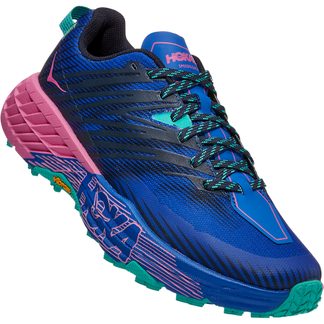 HOKA - Speedgoat 4 Trailrunning-Schuhe Damen dazzling blue phlox pink
