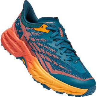 HOKA - Speedgoat 5 Trailrunning-Schuhe Damen blue coral camellia