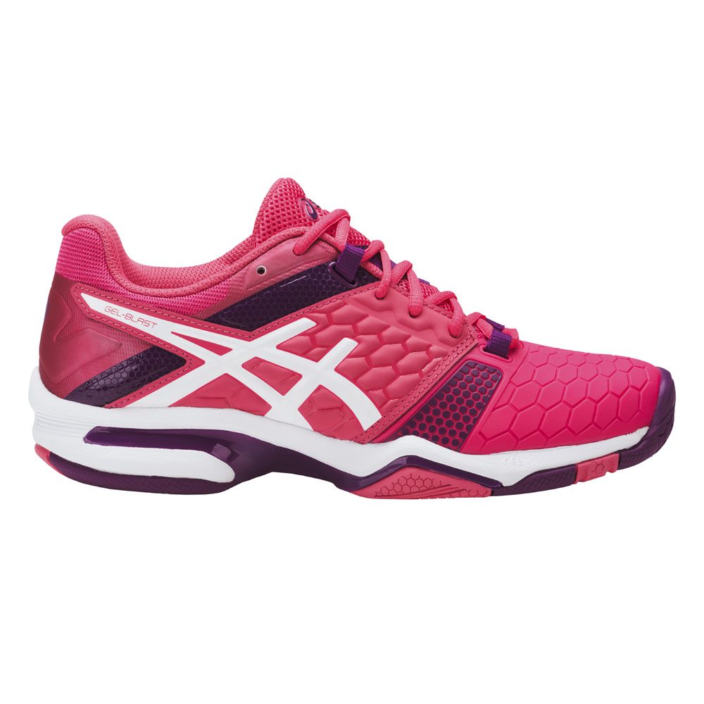 ASICS - 7 W indoor shoes women red at Sport Shop