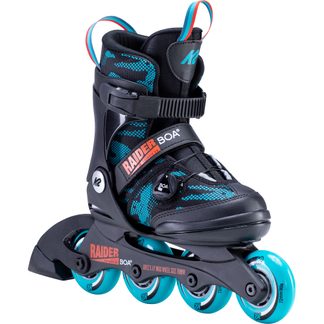 K2 - Raider BOA® Inline Skate Kids black turquoise