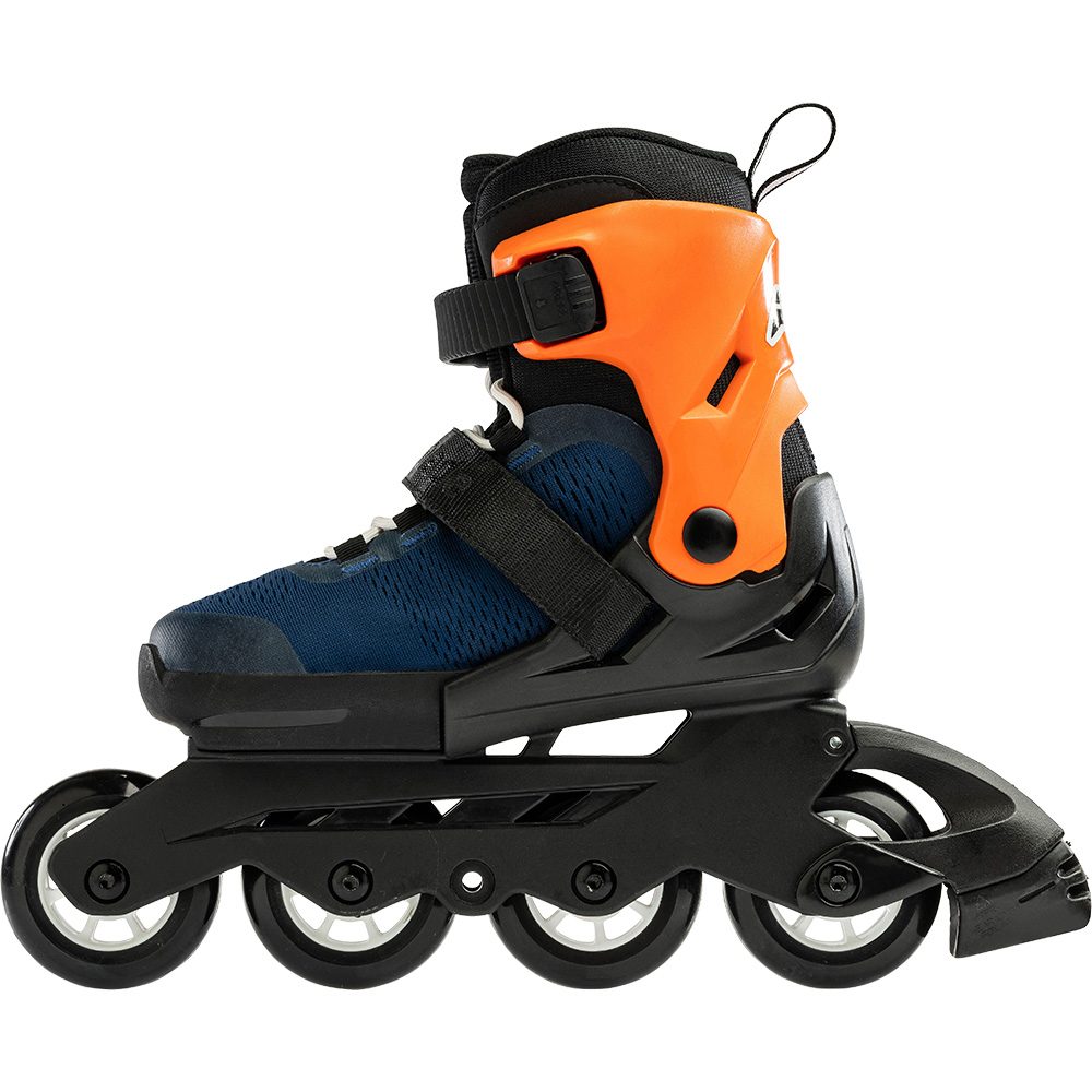 Microblade Inlineskates Kinder blue notte orange