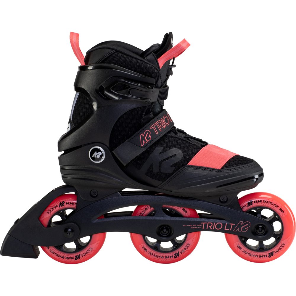 Trio LT 100 Inlineskates Damen black coral