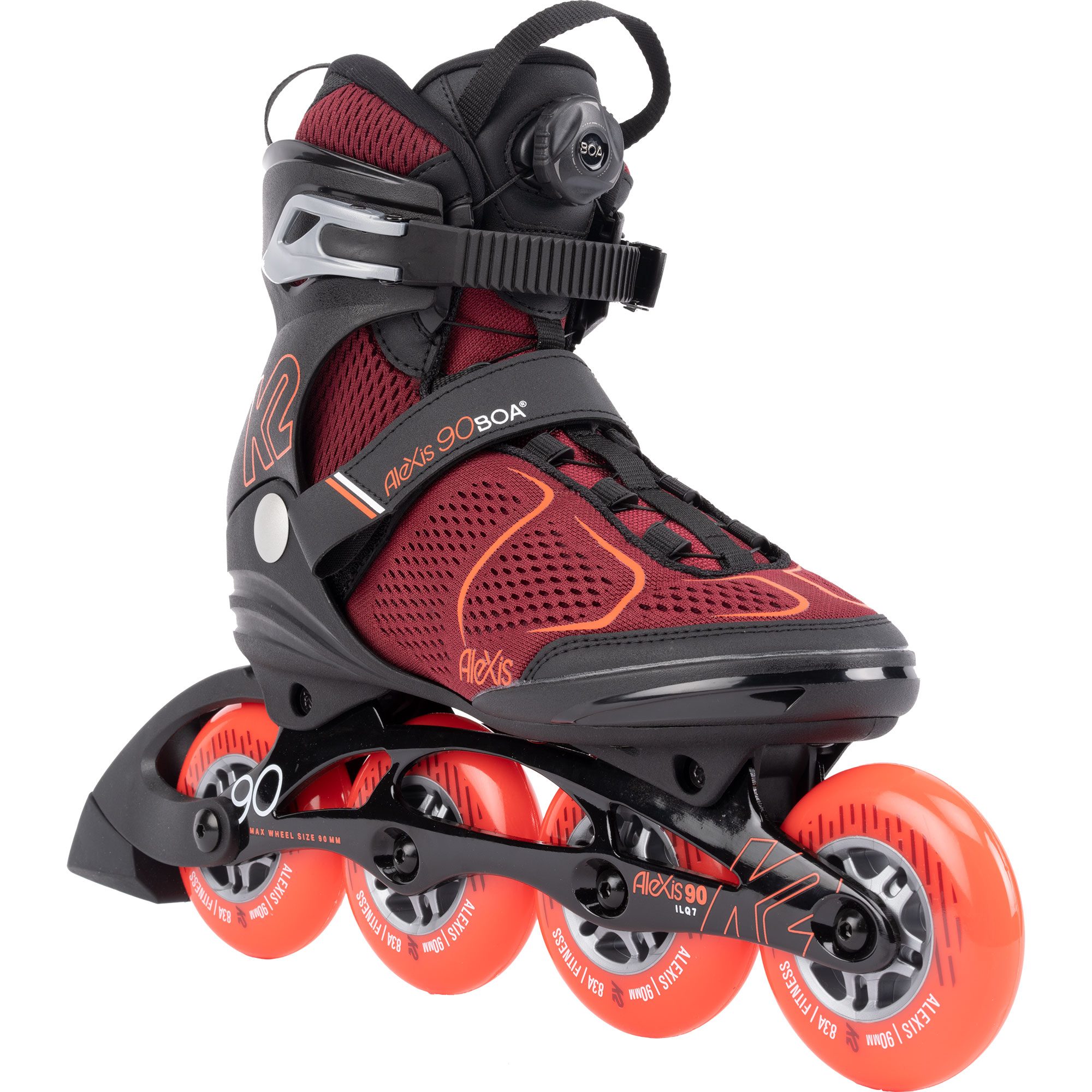Alexis 90 BOA® Inlineskates Women burgandy