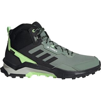 adidas TERREX - Terrex AX4 GORE-TEX® MID Hiking Shoes Men silver green