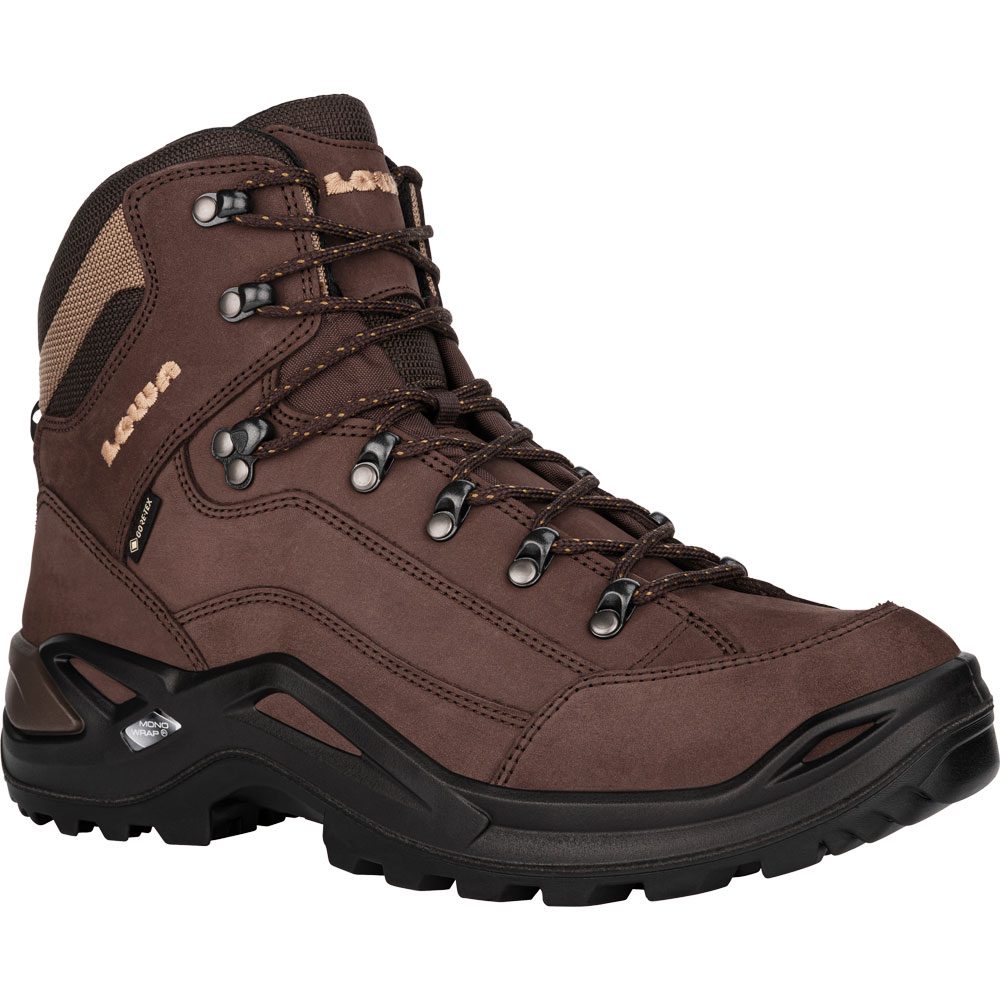 LOWA Renegade GTX MID Hiking Shoes Men espresso at Sport Bittl Shop
