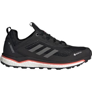 adidas TERREX - Terrex Agravic Flow Gore-Tex Trail Running Shoes Women core black grey four signal pink