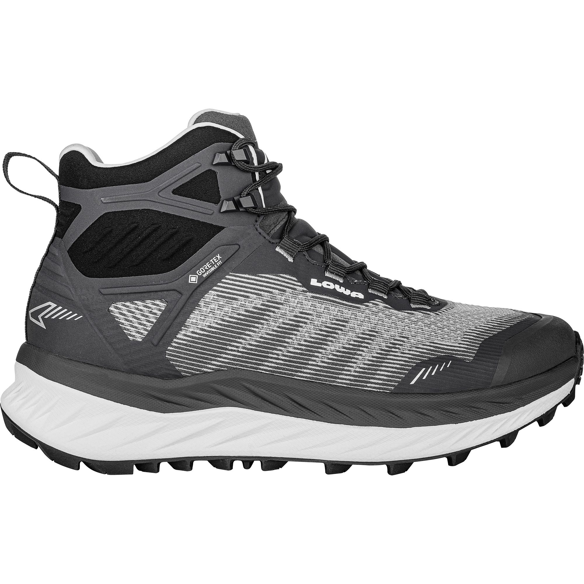 LOWA Fortux GORE TEX QC Hiking Shoes Women black at Sport Bittl Shop