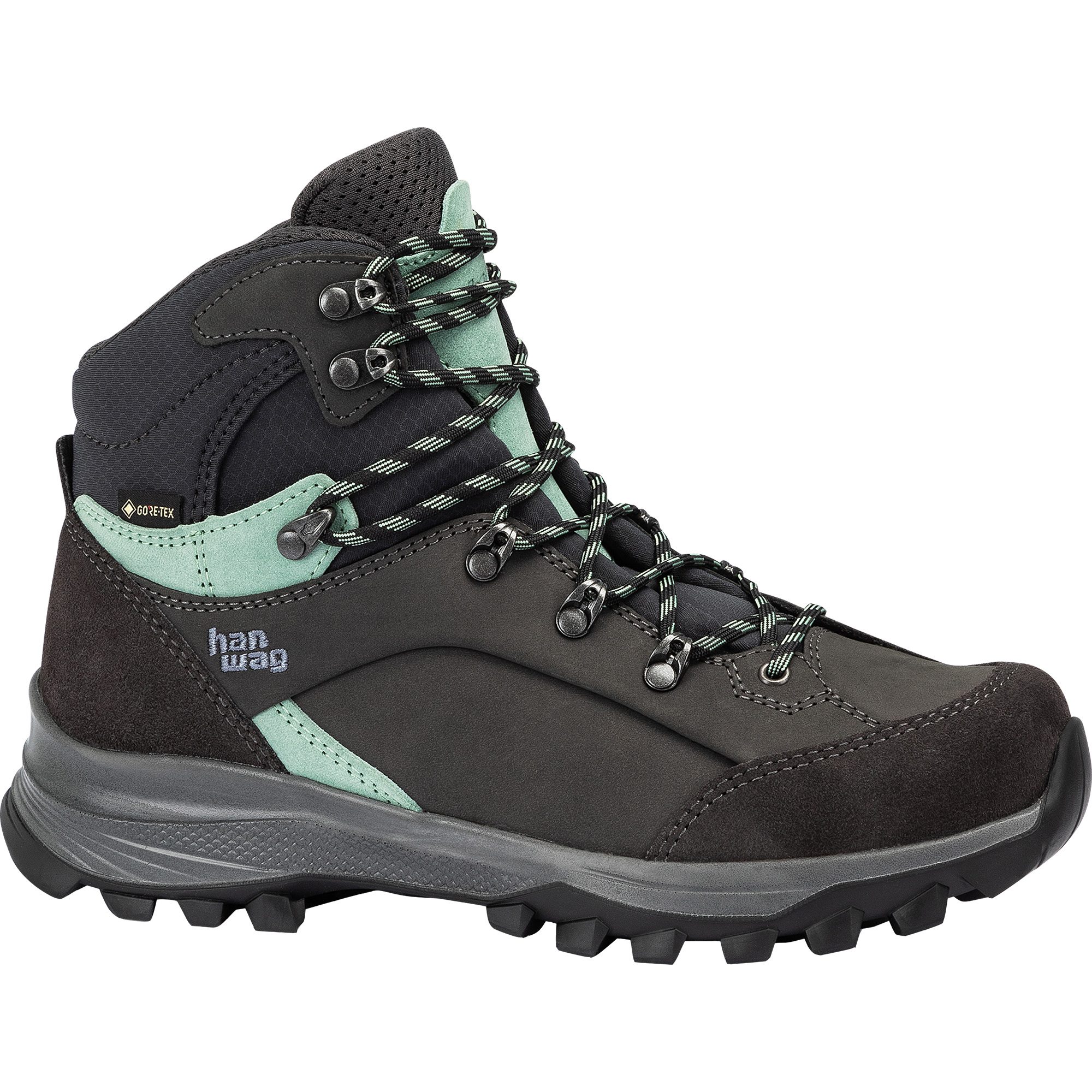 Hanwag Alta Bunion II Lady GORE TEX Hiking Shoes Women asphalt at Sport Bittl Shop