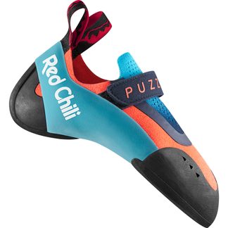 Red Chili - Puzzle Climbing Shoes Kids neon coral