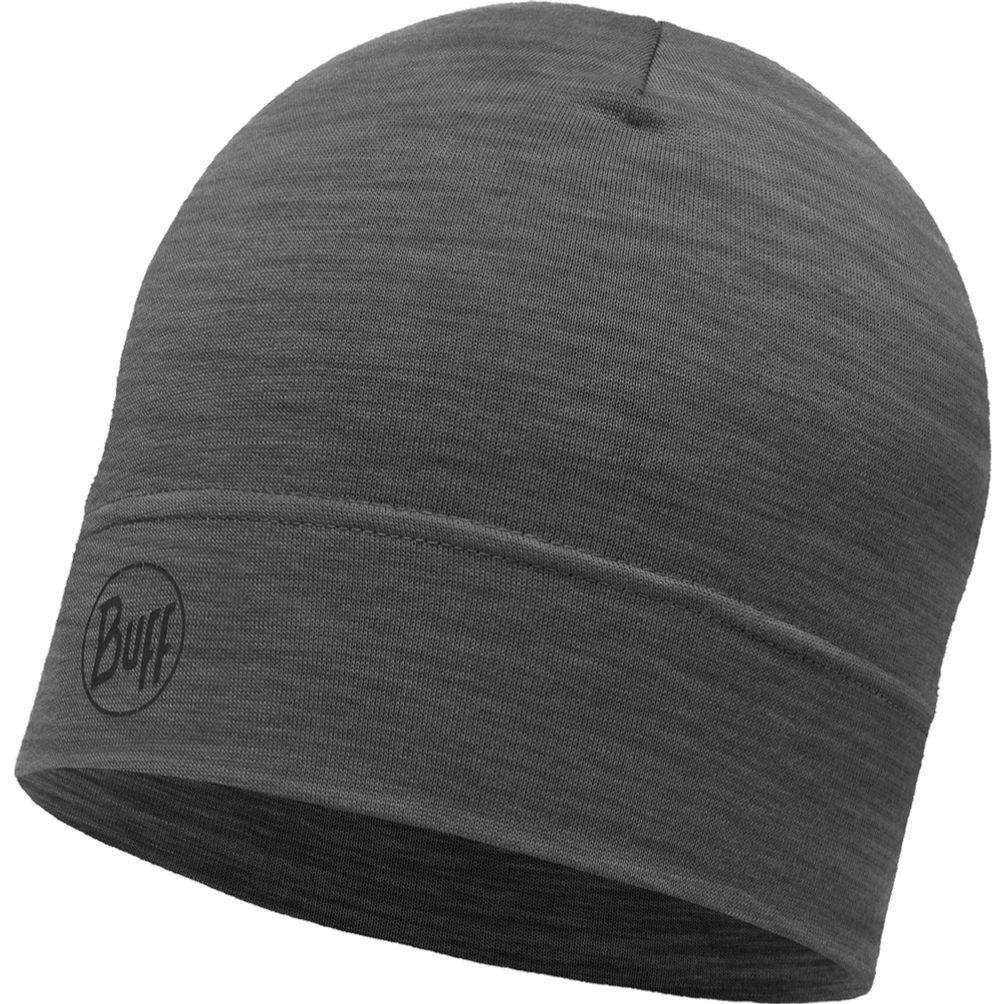 Shop Hat Merino Lightweight solid grey BUFF® Wool at Bittl Sport -