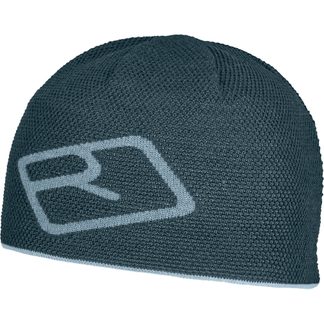 ORTOVOX - Merino Logo Knit Beanie dark arctic grey