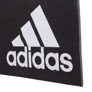 adidas - Handtuch L schwarz weiß