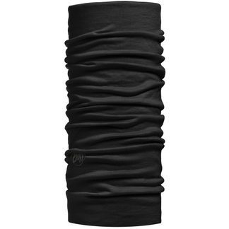 Lightweight Merinowolle Multifunktionstuch solid black