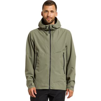 Basil 4 Hardshell Jacket Men dusty olive