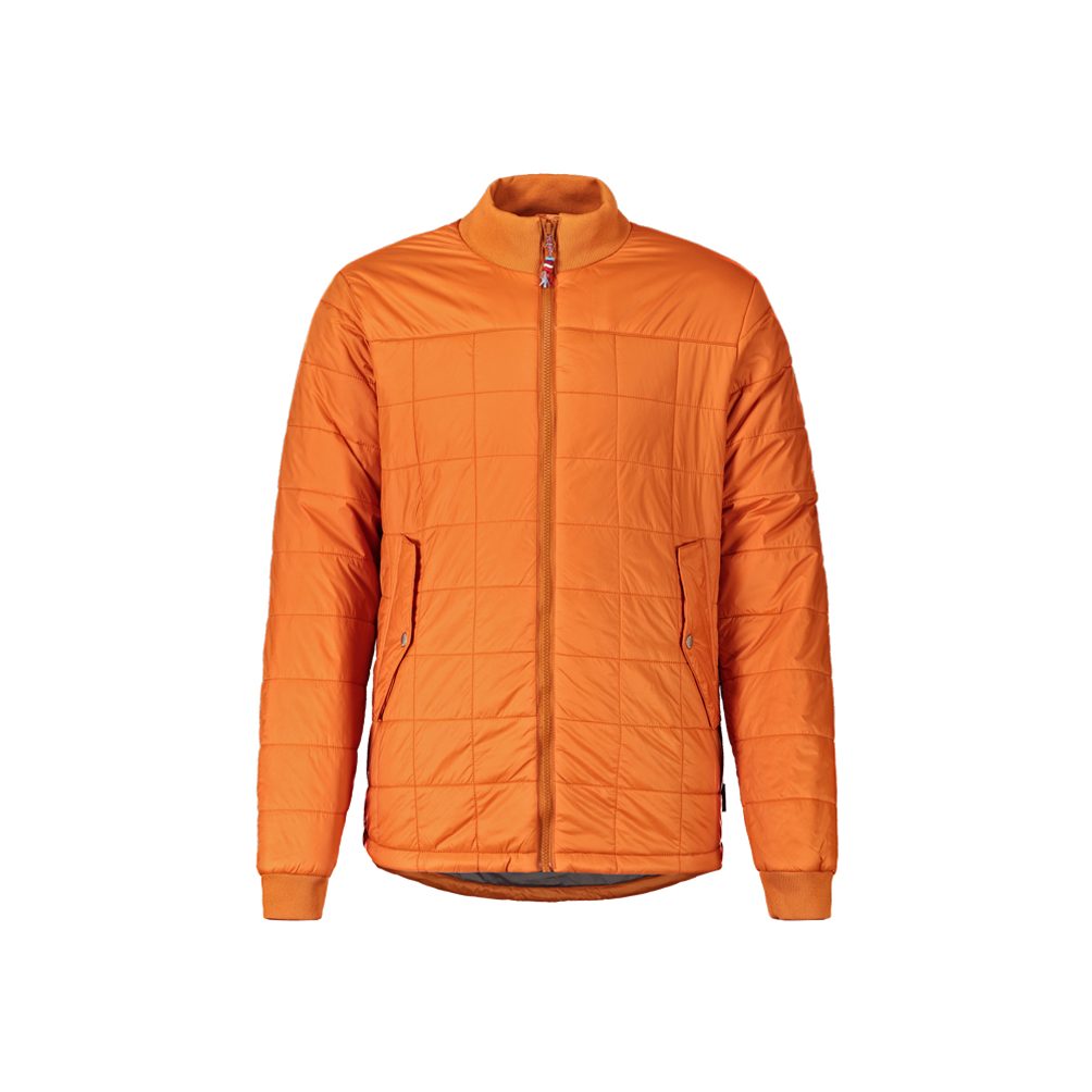 Men's Trekking Padded Jacket MT100 -5°C Orange