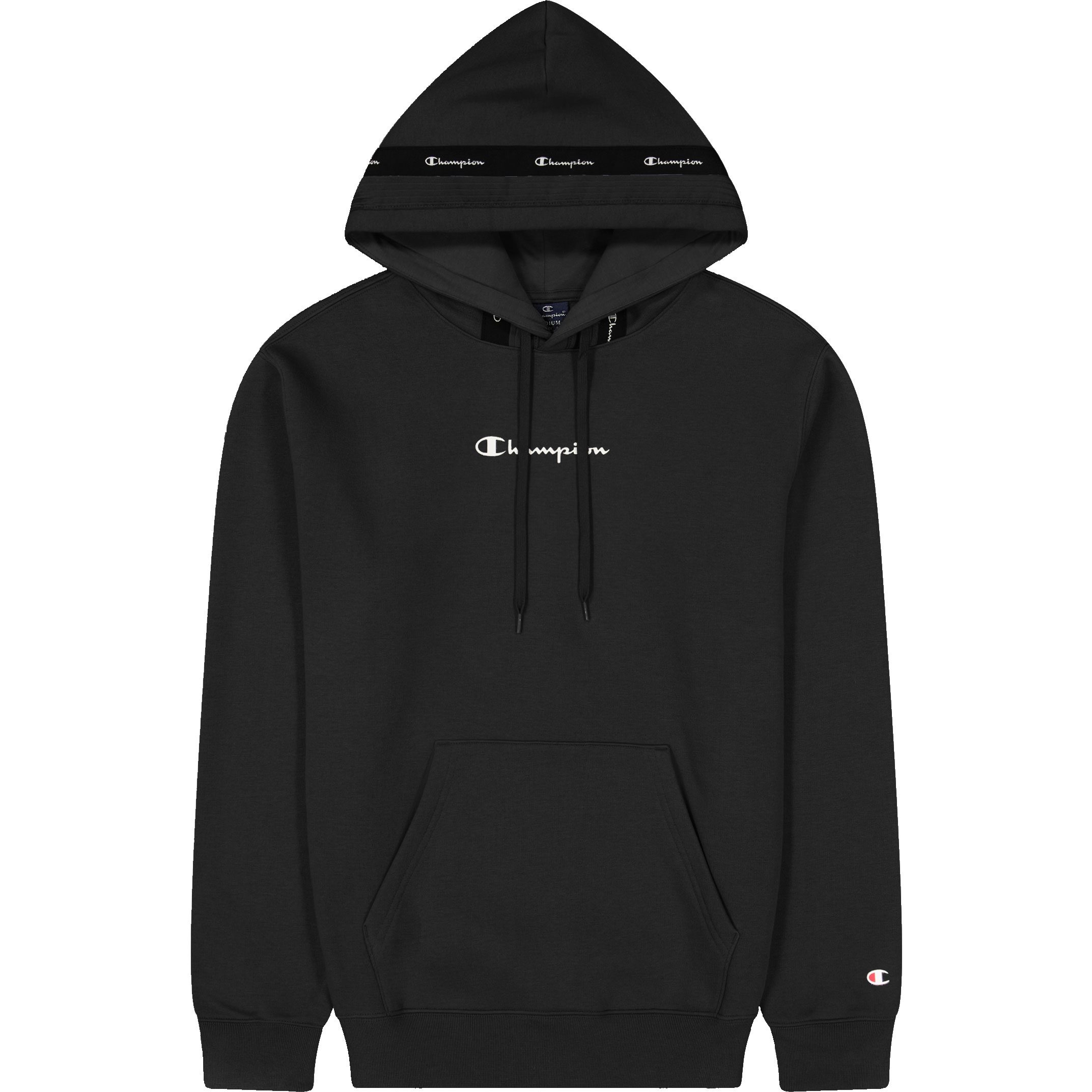 Champion Hooded Full Zip Sweatshirt Men black at Sport Bittl Shop