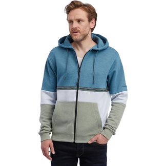 ragwear - Blocky Sweatshirt Jacket Men aqua