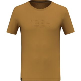 SALEWA - Eagle Poem Dry T-Shirt Men golden brown