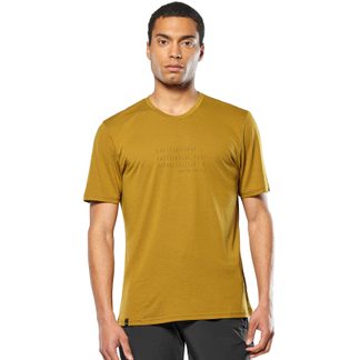 Eagle Poem Dry T-Shirt Herren golden brown