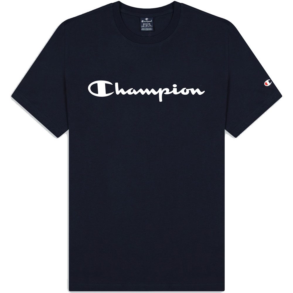 Champion - Crewneck T-Shirt blue navy Men at Bittl Shop Sport