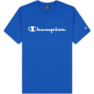 Champion - Crewneck T-Shirt Herren blau