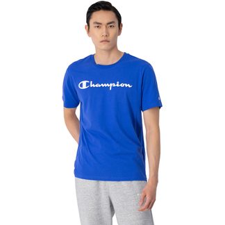 Crewneck T-Shirt Herren blau