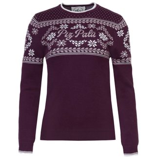 Piz Palü - Jachenau Pullover Damen aubergine