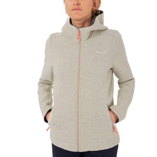 Sarner 2L Wool Hooded Jacket Women oatmeal 