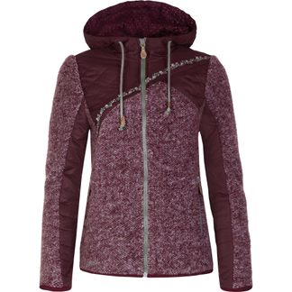 Piz Palü - Harburg Zip Hoodie Women aubergiene