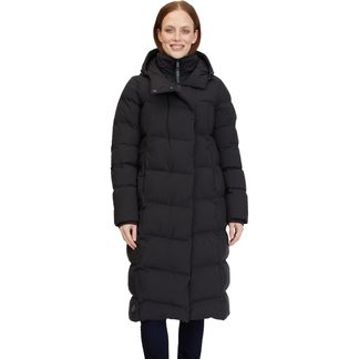 Pavla Long Steppmantel Damen schwarz