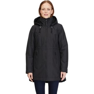 ragwear - Dakkota Warm Mantel Damen schwarz