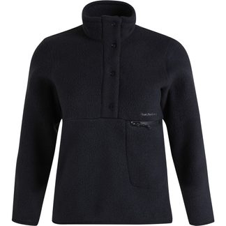 Peak Performance - Fleece Snap T Pullover Women black