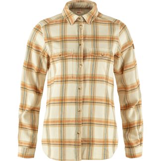 Övik Heavy Flannel Shirt Women chalk white