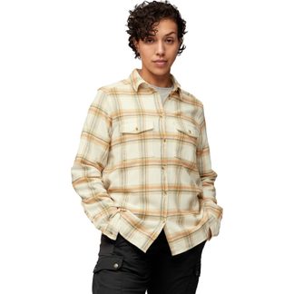 Övik Heavy Flannel Shirt Women chalk white