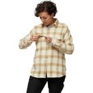 Övik Heavy Flannel Shirt Women chalk white