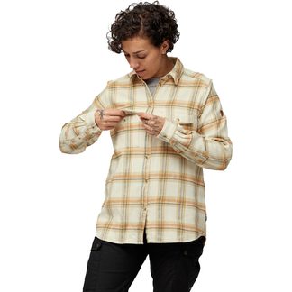 Övik Heavy Flannel Shirt Women chalk white