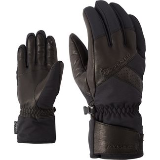 Ziener - Ganzenberg AS® AW Ski Gloves Men grey iron tec at Sport Bittl Shop